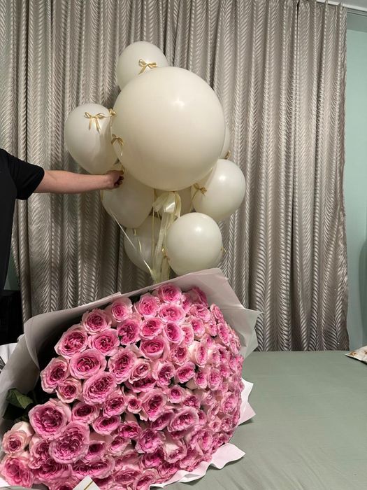 шикарный авторский букет 101 роза