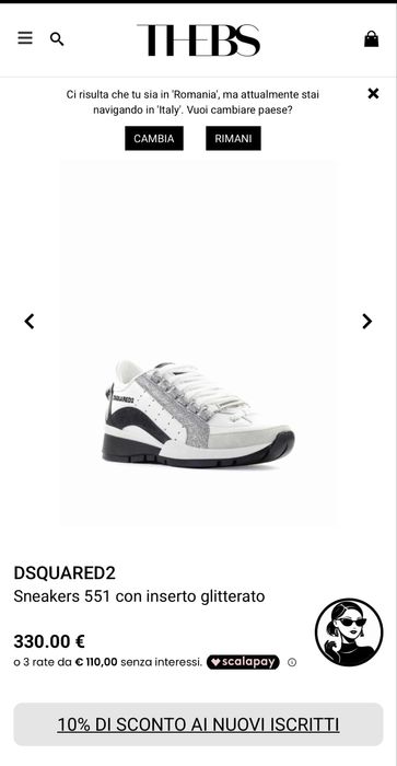 Adidasi Dsquared2 damă