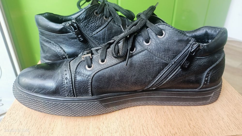 Натуральная кожа туфли макасины