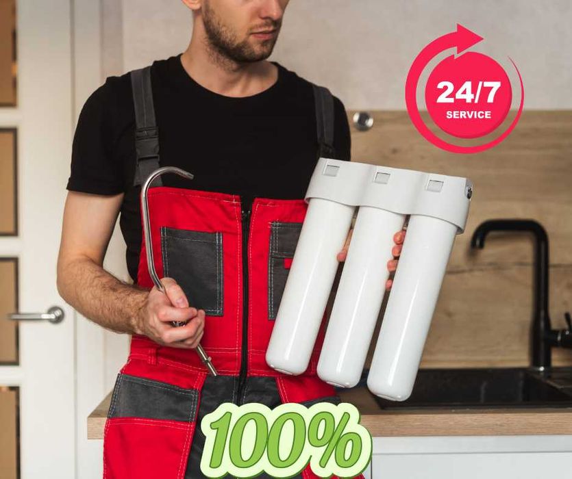 Фильтр для воды. Установка фильтра. Замена фильтра Картридж замена