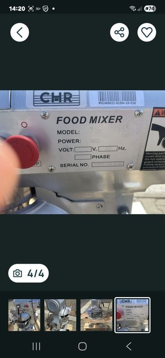 Mixer planetar profesional 30 L