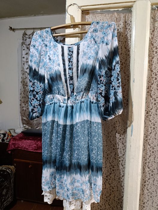 Платье 48 размер + блузка