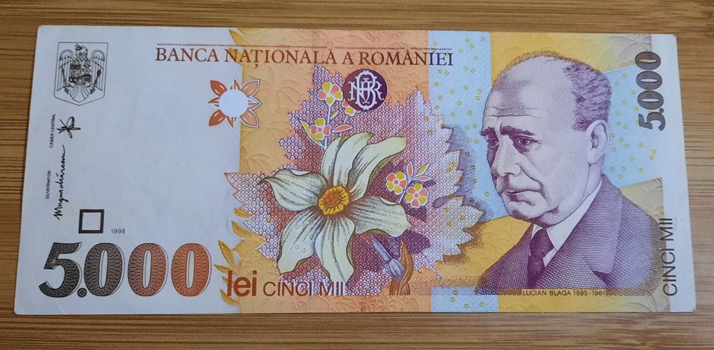 Bancnotă de 5000lei Blaga