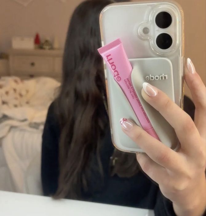 rhode snap-on MagSafe калъф + Lip Tint гланц по избор (нови, оригинал)