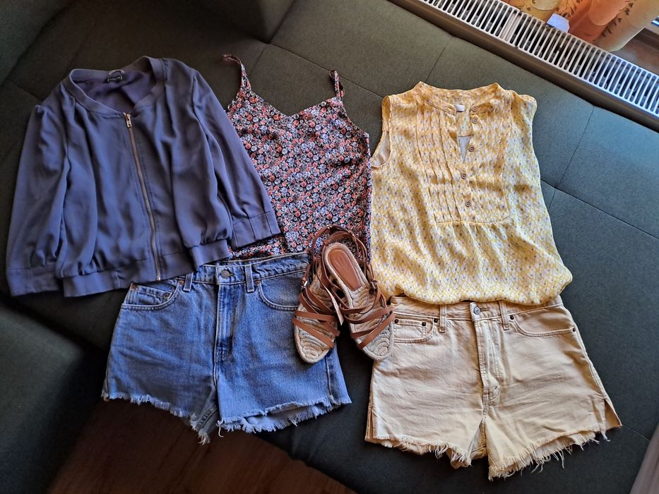 Къси панталонки Levi's, Abercrombie and fitch, H&M