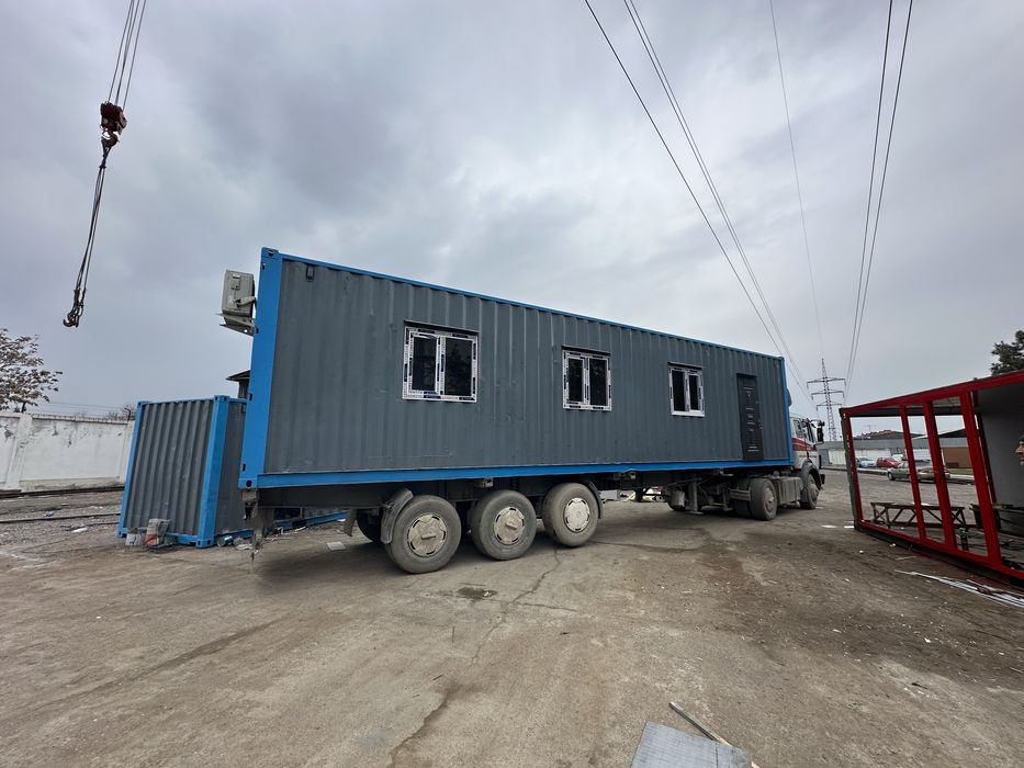 Контейнер для строительства домик