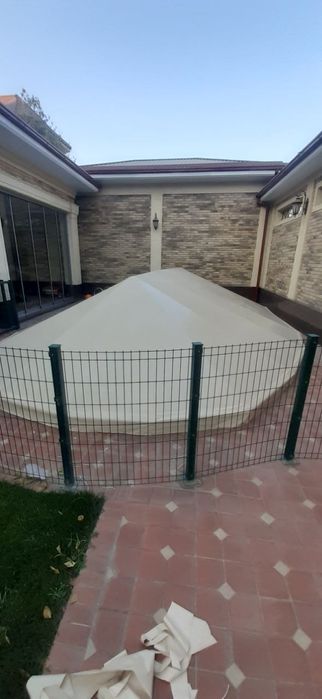 Бассен навес Банер баннер тент маскитни сетка соя сетка микроклимат ки