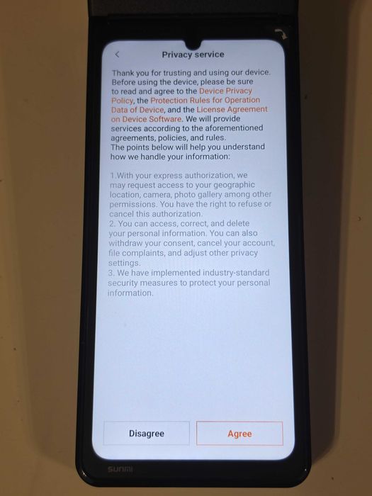 Sunmi V3 Wireless Data POS System