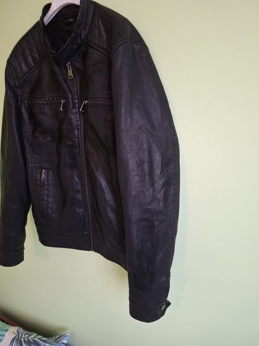Мъжко кожено яке ,размер М