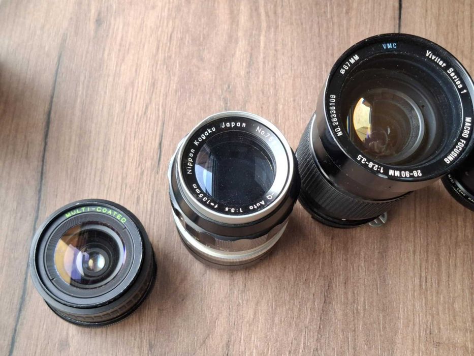 Обективи Nikon F Vintage Ретро Варио Твърди