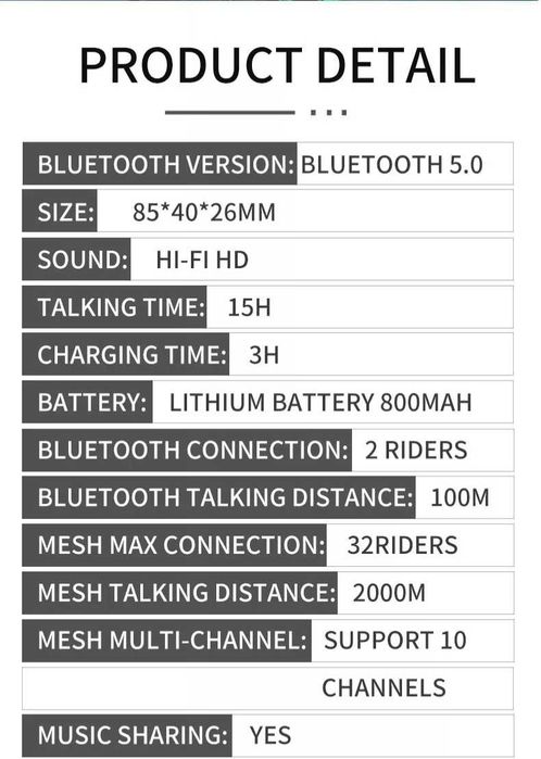 Sistem de comunicare moto  T30-S PRO conferinta 32 rideri Simultan