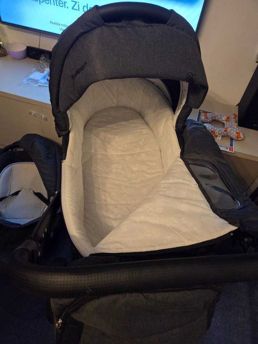 Carucior 3 in 1 Storm Black - Krausman - Testat ADAC