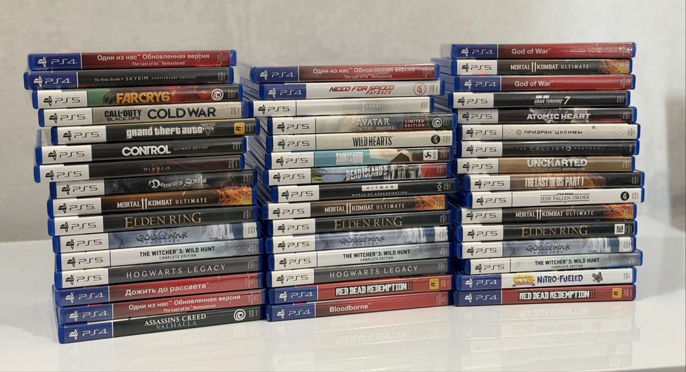 Игры для PlayStation 5 и PlayStation 4, лицензионные, в отличном