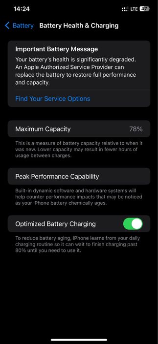 Iphone 11 pro max 64gb 78%
