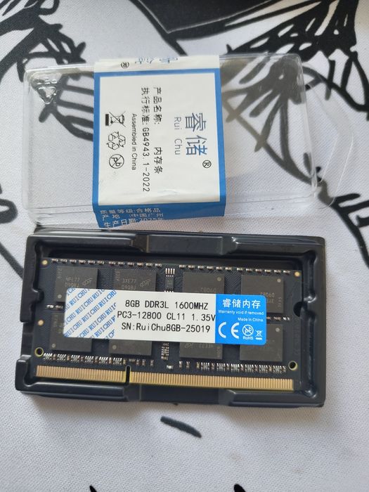 Озу 8 GB DDR3 для ноутбука