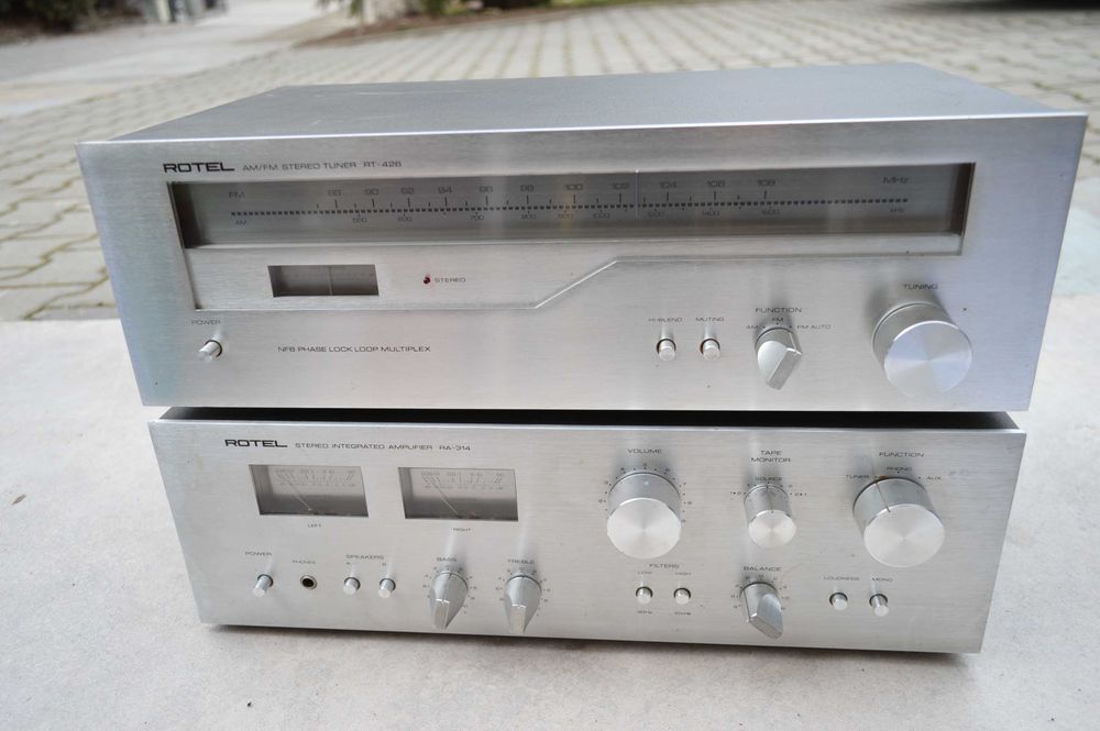 Amplificator Rotel RA 314 + Tuner Rotel RT 426