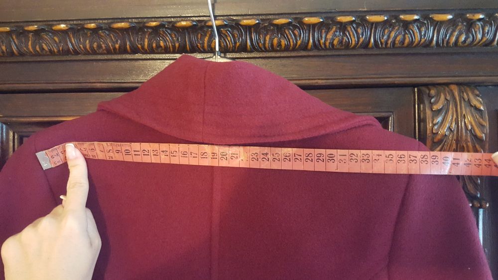 Palton dama visiniu marimea 38