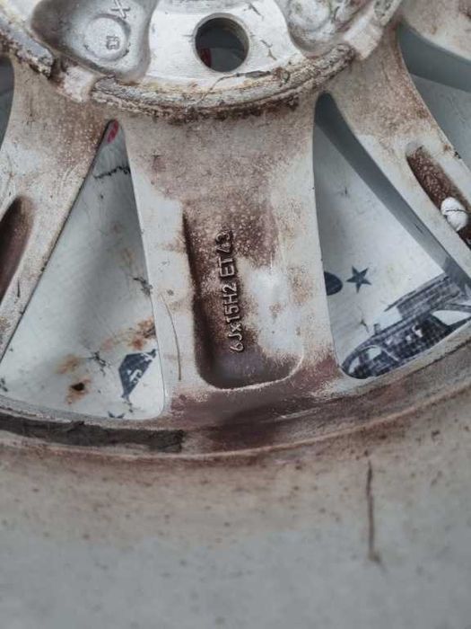 Set jante aliaj 5G0601025AA cu anvelope 195/65 R15 M+S 5x112 6JX15H2 ET43 VW Seat Skoda Audi