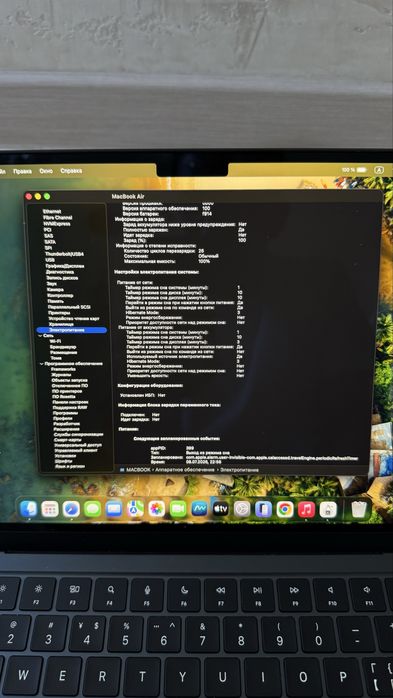 Macbook M3 цикл 25 АКБ 100%