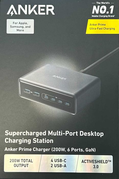 Stație de încărcare Anker Prime 200W USB-C [#140015#]