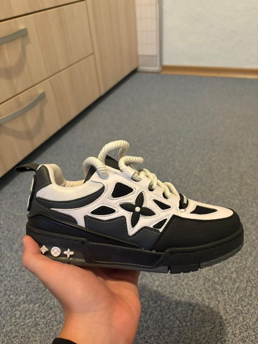 Adidasi unisex alb-negru