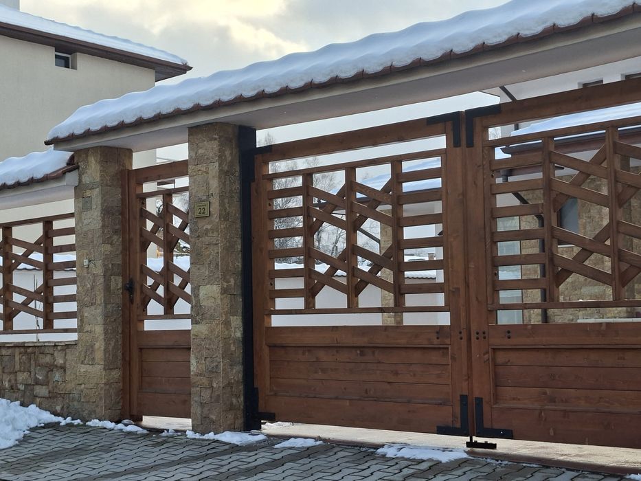 Ограда.  Куфражи и Бетон Камък