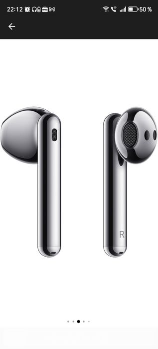 Casti In-Ear Huawei FreeBuds 4E, True Wireless, Hybrid ANC, Bluetooth, Silver Frost
