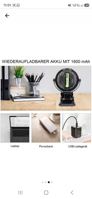Mini ventilator,