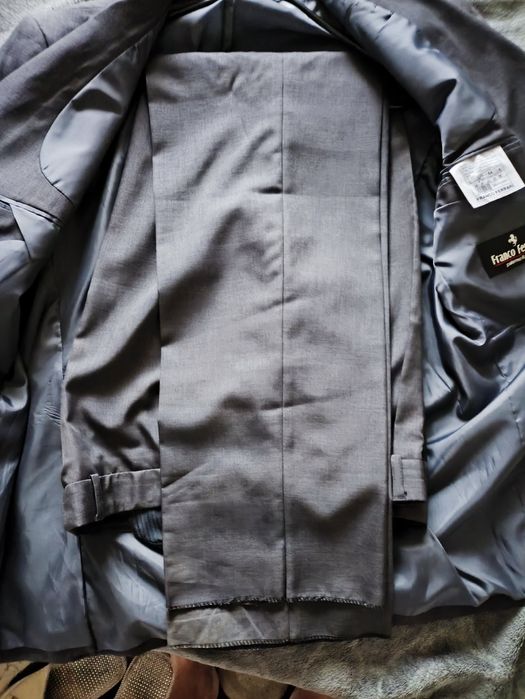 Costum Bărbați Franco Ferrari mărime 54 NOU Gri