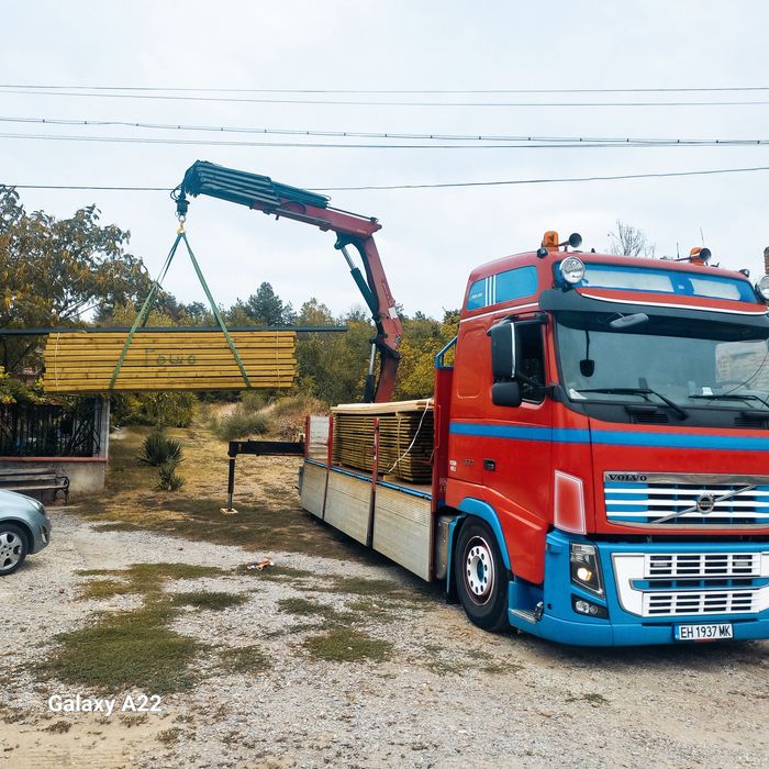 Транспортни услуги с бордови КРАН !!!