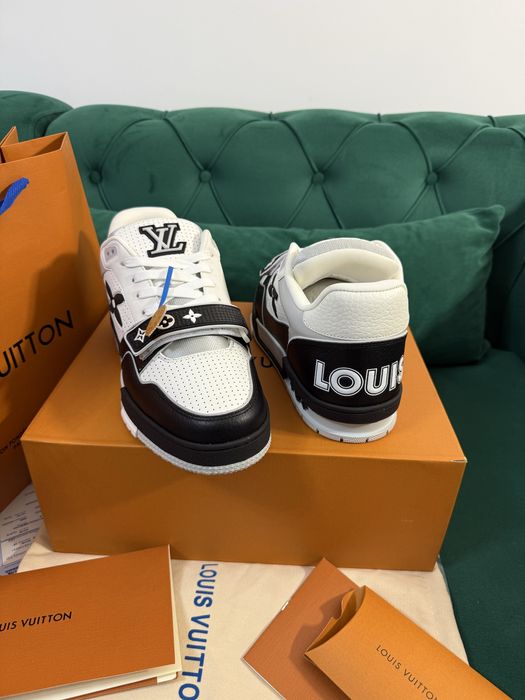 Adidasi Louis Vuitton Trainer piele naturala 100% Full Box Premium