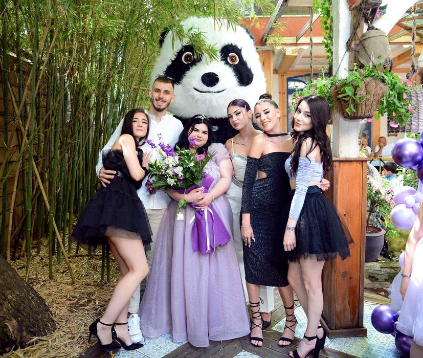 Гигантско Бяло Мече, Мики-мини маус ,Зайче парти Стич,Панда,Спайдърмен