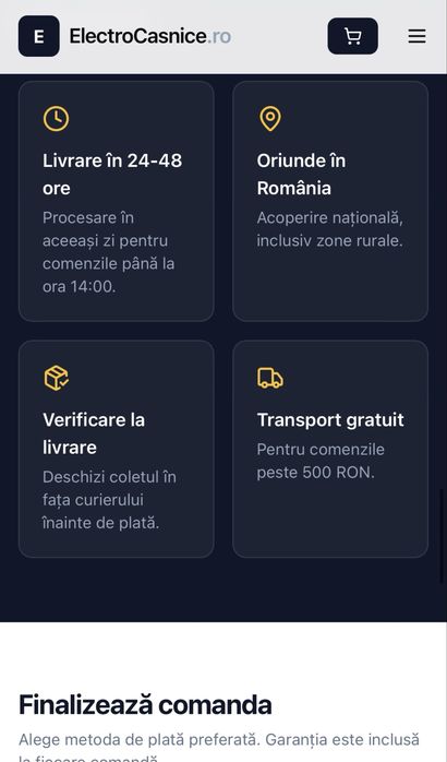 Creare site web pentru firme | Site de prezentare profesional