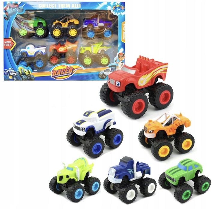 Комплект колички Пламъчко и Машините 6 броя