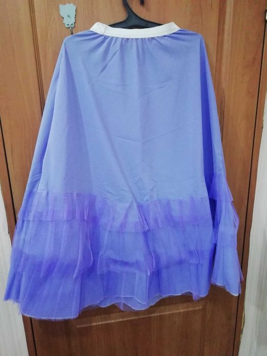 Платье детское сиреневое длинное