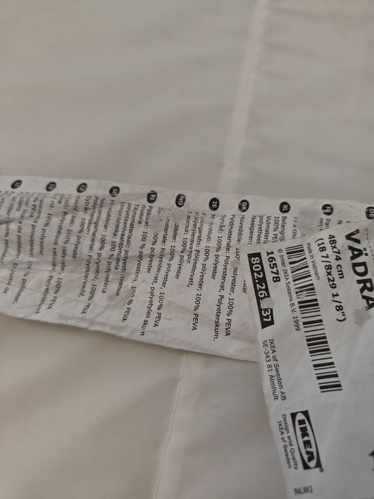 Saltea Ikea infasat bebe