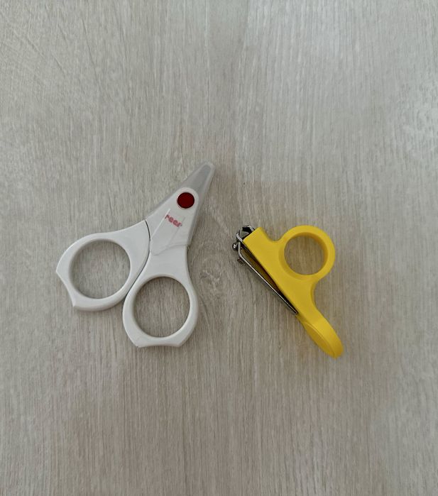 Set forfecuță Reer și unghieră Medilogic, pt bebeluși și copii mici, oțel inoxidabil, Noi