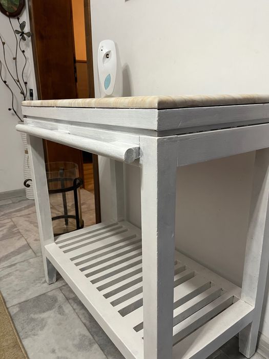 Бар маса с мраморен плот