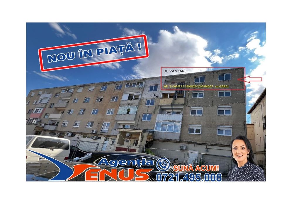 Ap ULTRACENTRAL cu 3 camere - 65 m²+ garaj intabulat 18 m² — 45.000 €