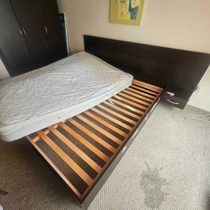 Спалня, подматрачна рамка и матрак 160/2000