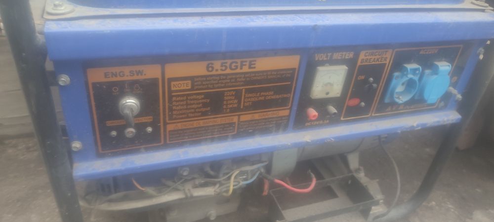 Бензиновый генератор матеус 6.5 кв