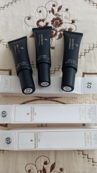 3 акригеля по 20мл