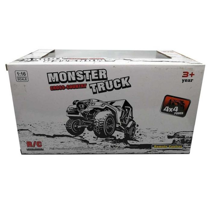 Играчка полицейски джип с радиоуправление, Monster Truck,Cross-country