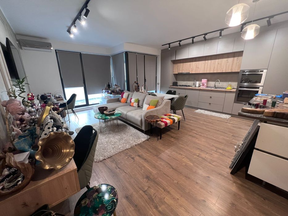 Tomis Park 2 camere cu terasa mobilat utilat 08m