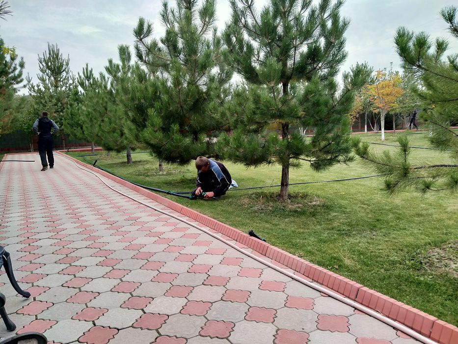 Автоматический полив хантер