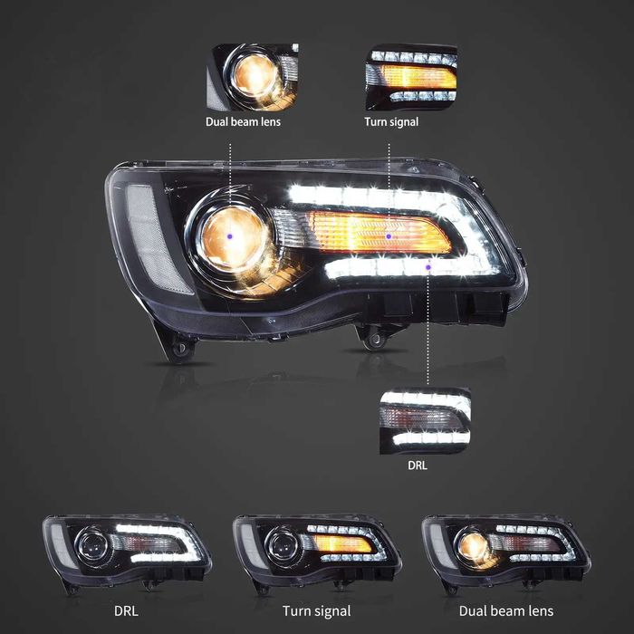 Комплект фарове за Chrysler 300C 2012 - 2023