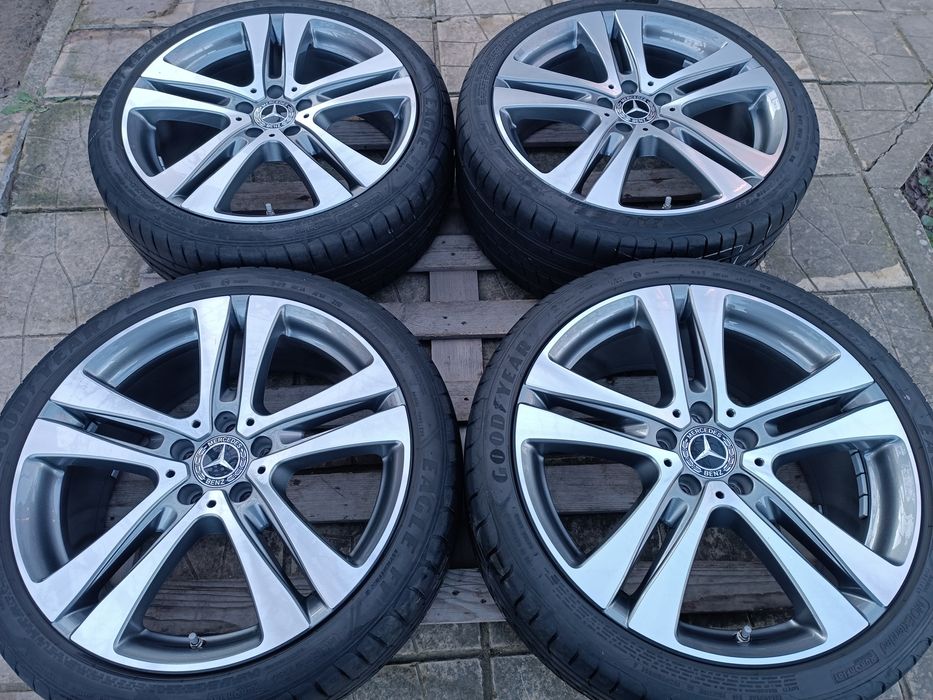 Джанти спорт пакет 19ки 5х112 Mercedes + летни гуми GoodYear