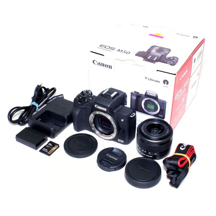 Камера Canon EOS M50 Mark II + Kit Lens – Новая