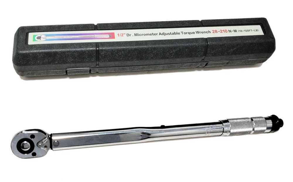 Динамометричен ключ с тресчотка - 1/2" (28–210 Nm)