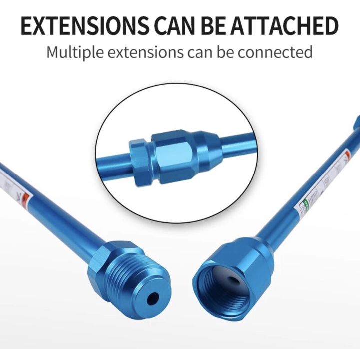 Удължител за безвъздушно боядисване  алуминиев 20 см,30 см,50 см !